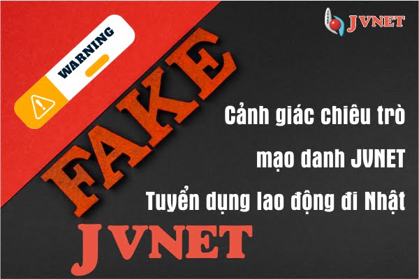 Cảnh báo mạo danh Công ty JVNET