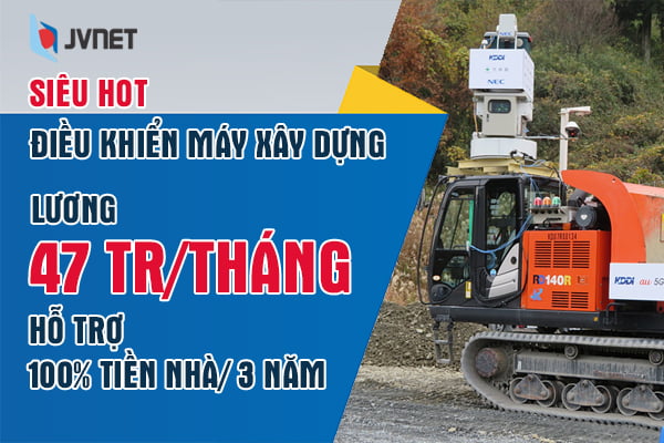 Đơn hàng đi Nhật cho Nam xây dựng