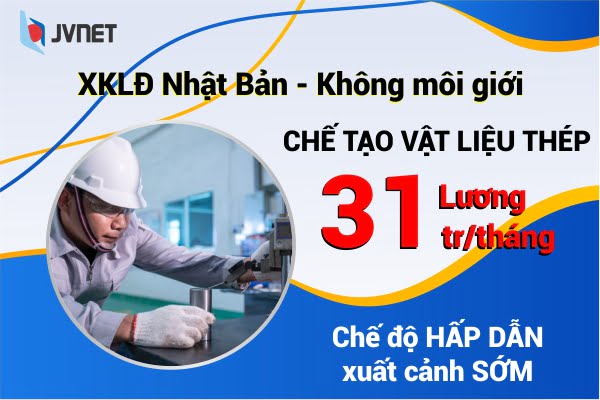 Chế tạo vật liệu thép tai Nhật