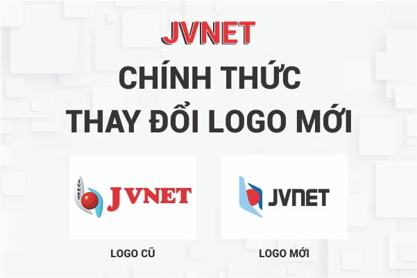 JVNET thay đổi logo