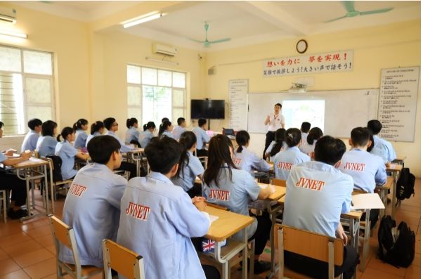 học tiếng Nhật tại trung tâm đào tạo của JVNET