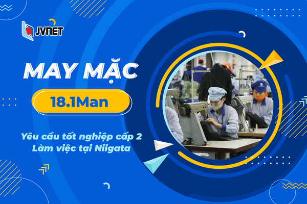 Đơn hàng may mặc XKLĐ Nhật