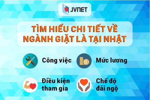 Đơn hàng giặt là tại Nhật Bản JVNET