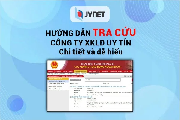 Cách tra cứu công ty xklđ