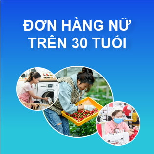 đơn hàng đi Nhật cho nữ trên 30 tuổi