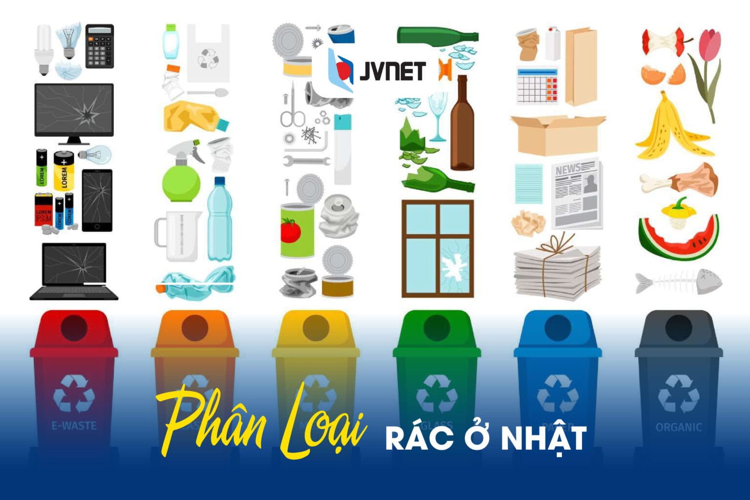 Cách phân loại rác tại Nhật Bản- Hướng dẫn chi tiết