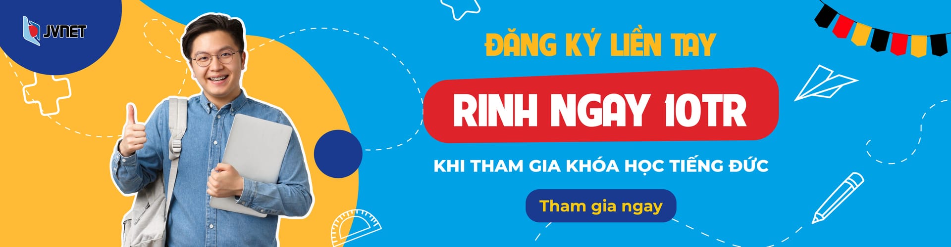 Banner ưu đãi Đức 2025