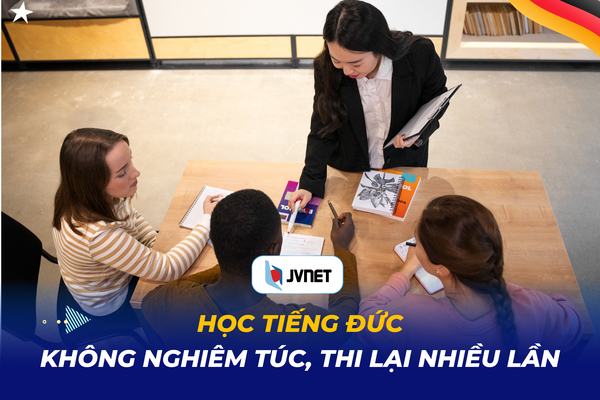 Học tiếng Đức bị thi lại nhiều lần