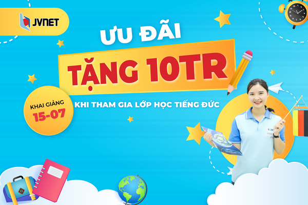 Ưu đãi lớp trình độ tiếng Đức B1