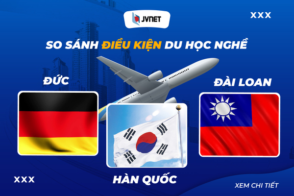 So sánh điều kiện du học nghề ở Đức