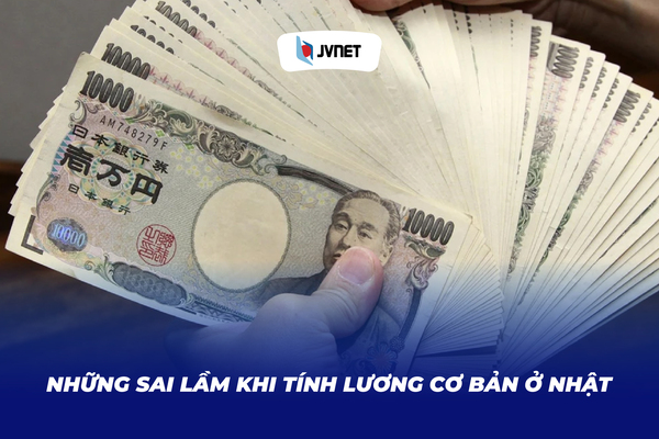 tính lương cơ bản bên Nhật