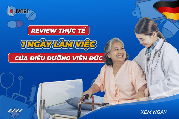 1 ngày làm việc của điều dưỡng viên Đức