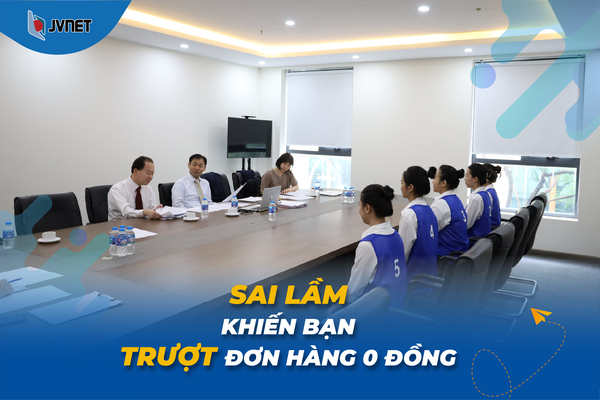 sai lầm khiến trượt phỏng vấn đơn 0 đồng