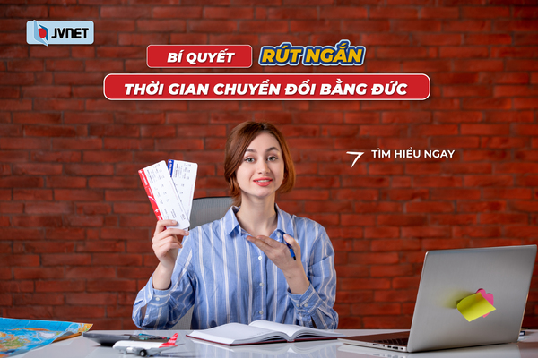 Bí quyết rút ngắn thời gian chuyển đổi bằng Đức