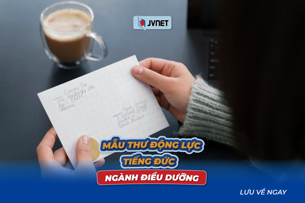 Mẫu thư động lực tiếng Đức ngành điều dưỡng