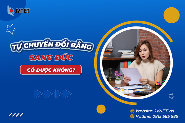 Tự chuyển đổi bằng sang Đức có được không