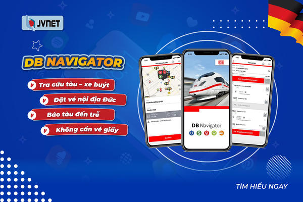 ap cho du học sinh Đức DB Navigator