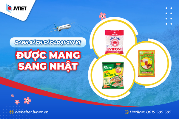 những loại gia vị được mang sang Nhật