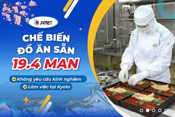 chế biến đồ ăn sẵn ở Nhật