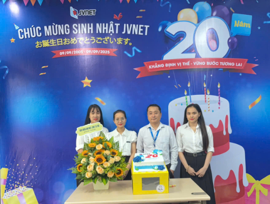 JVNET sinh nhật 9