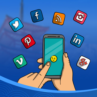 an toàn mạng xã hội tại Nhật