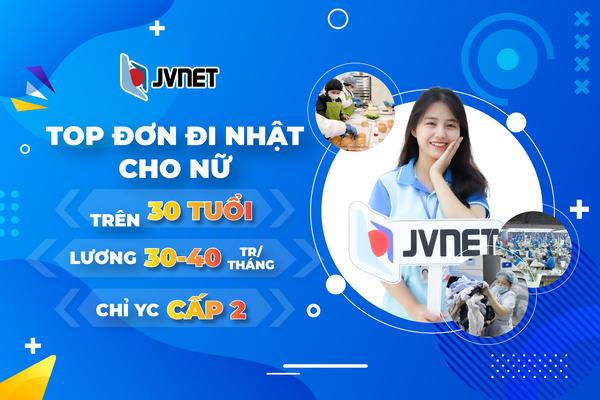 Đơn hàng đi Nhật cho Nữ trên 30 tuổi