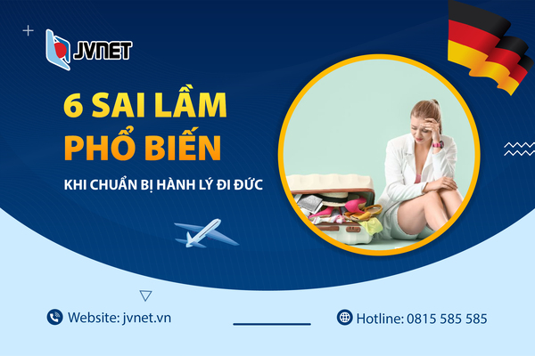 Sai lầm chuẩn bị hành lý sang Đức