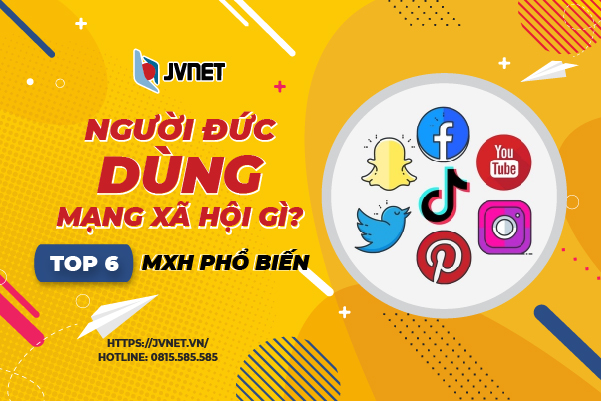 Người Đức dùng mạng xã hội gì