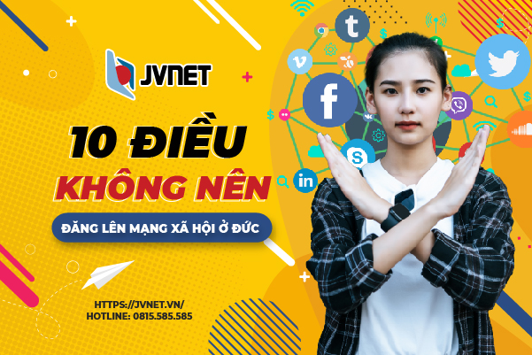 Những điều không nên đăng lên mạng xã hội ở Đức