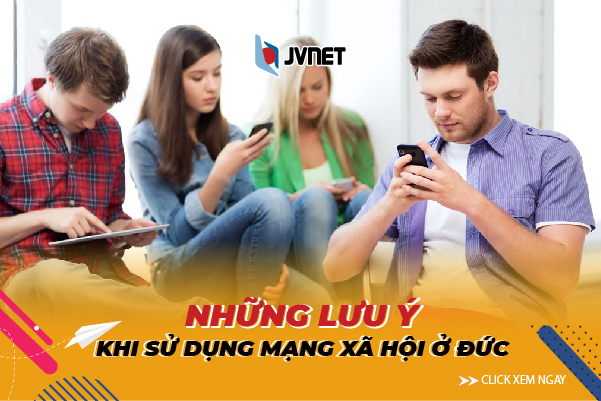 Những lưu ý khi dùng mạng xã hội ở Đức
