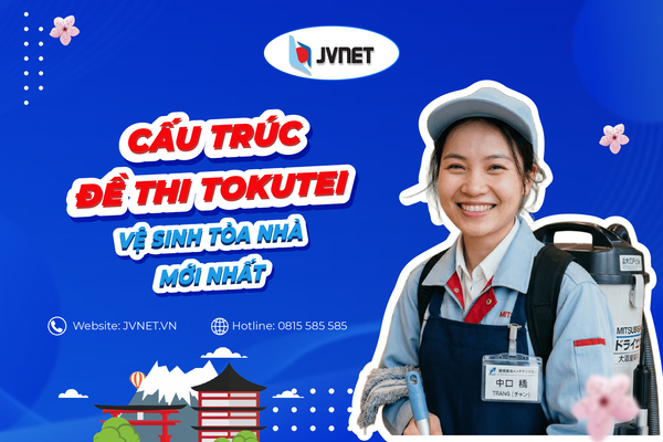Cấu trúc thi tokutei ngành vệ sinh tòa nhà