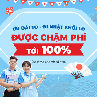 Ưu đãi chậm phí XKLĐ