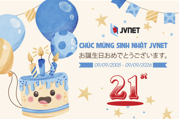 Sinh nhật JVNET 21 tuổi
