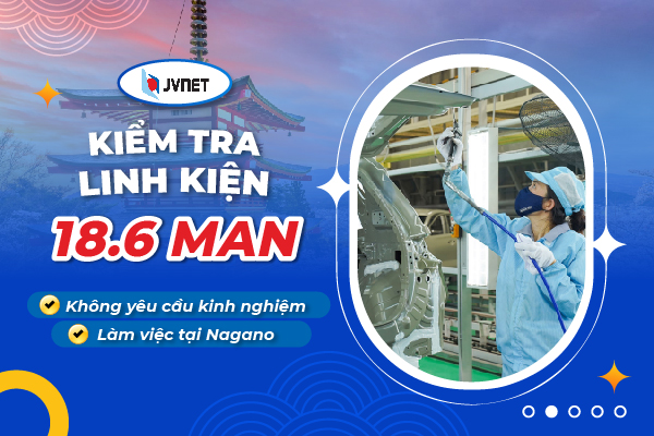 Tuyển nữ kiểm tra linh kiện XKLĐ