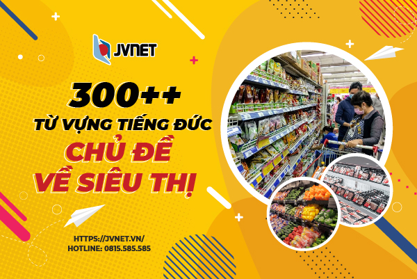 Từ vựng tiếng Đức trong siêu thị